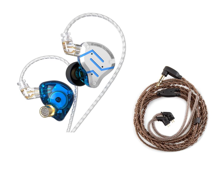 Amazon.com: KZ CCA 2PIN IEM Earphone Cable and KZ ZS10 Pro Noise