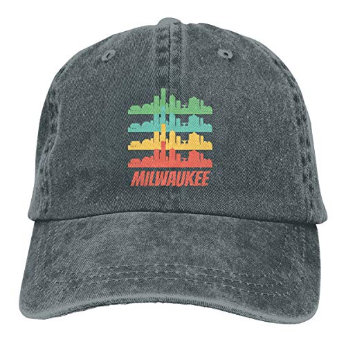 Denim Cap Milwaukee Baseball Dad Cap Adjustable Classic Sports for Men Women Hat