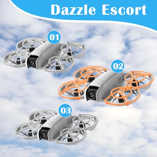 Image of Propeller Guard for Dji Neo, Premium Full Coverage Shield for DJI Neo Drone, Waterproof and Impact Resistant to Protect The Normal Flight of The Drone (Gray)