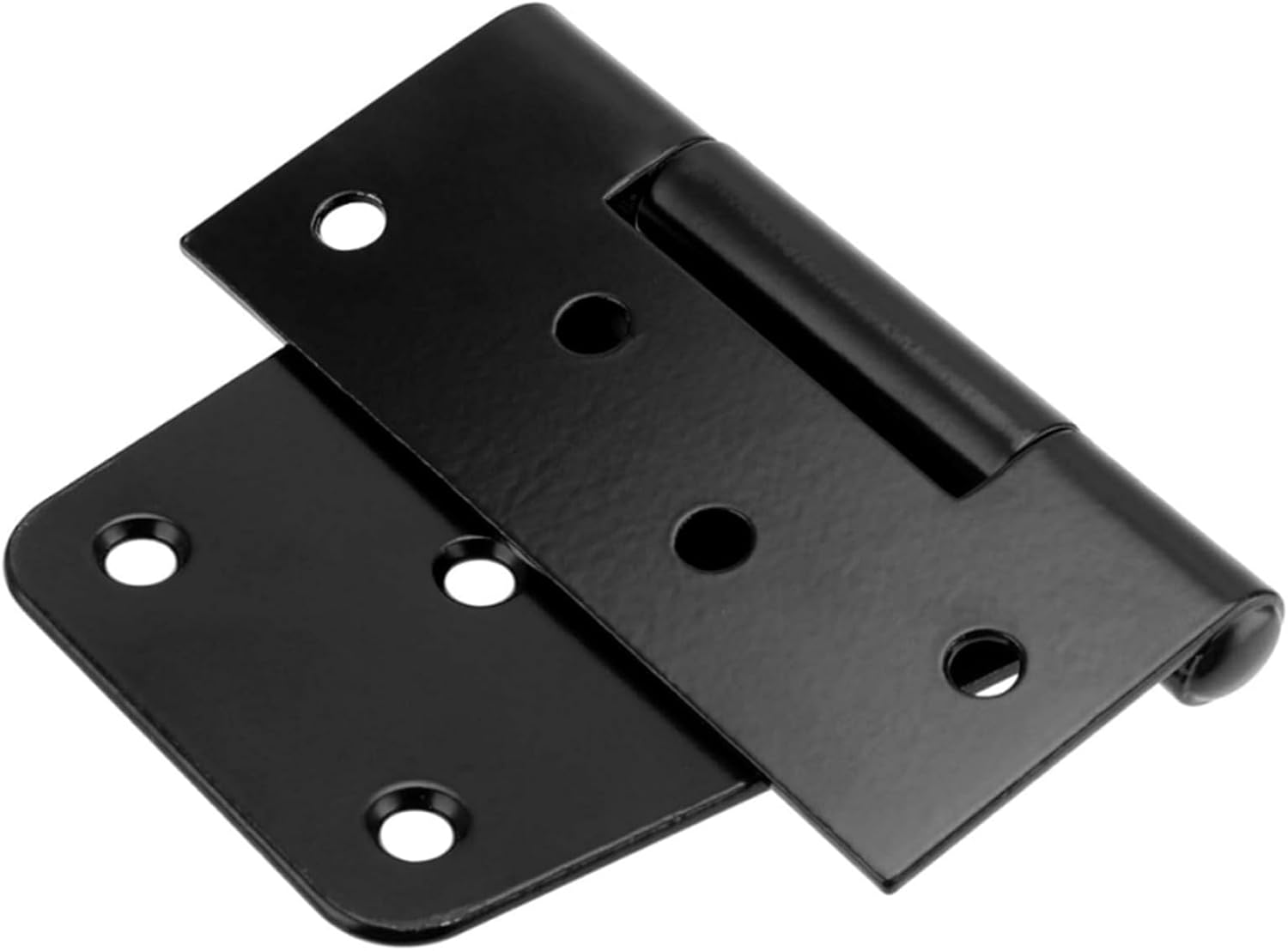 4Pcs Heavy Duty Black Iron Gate Hinges Barn Door Hinge For Wooden Garden Outdoor Solid Fence Barn Gate