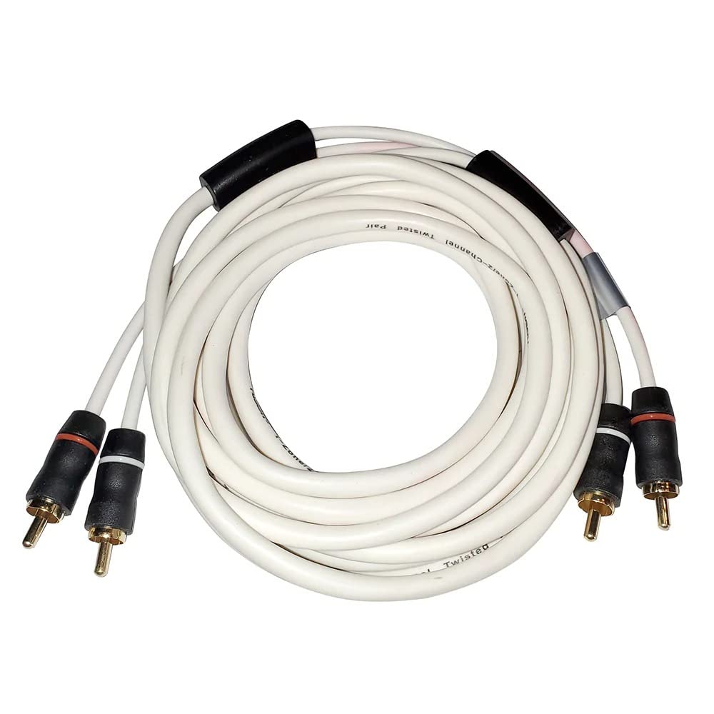 Cable de audio RCA de 2 vías Fusion Climb de 6 pies estándar con conexión de sonido fiable 3