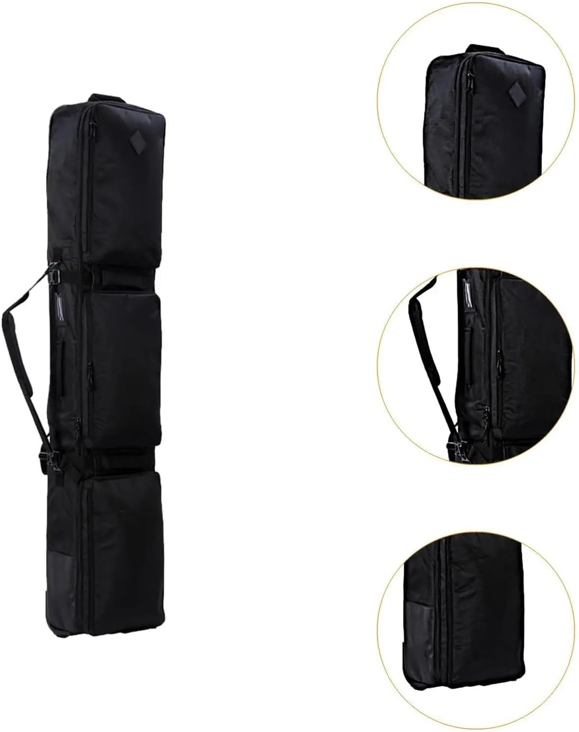 Snow Ski Bags Snowboard Bag Ski Men Women Wheeled for Air Travel Heavy Duty Zippers