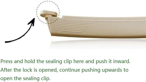 Miniatura 4 de Juego de abrazaderas de bolsa drenable, clips para bolsa de colostomía, suministros de ostomía, bolsa de drenaje de ostomía, cierre de cola, 10