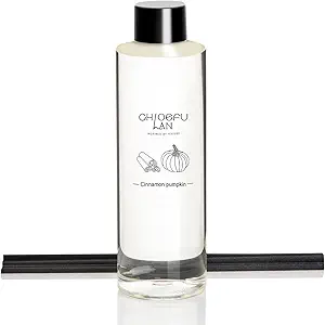 Chloefu LAN Pumpkin Cinnamon Scented Oil Refill 6.76 oz for Diffusers and Home Decor