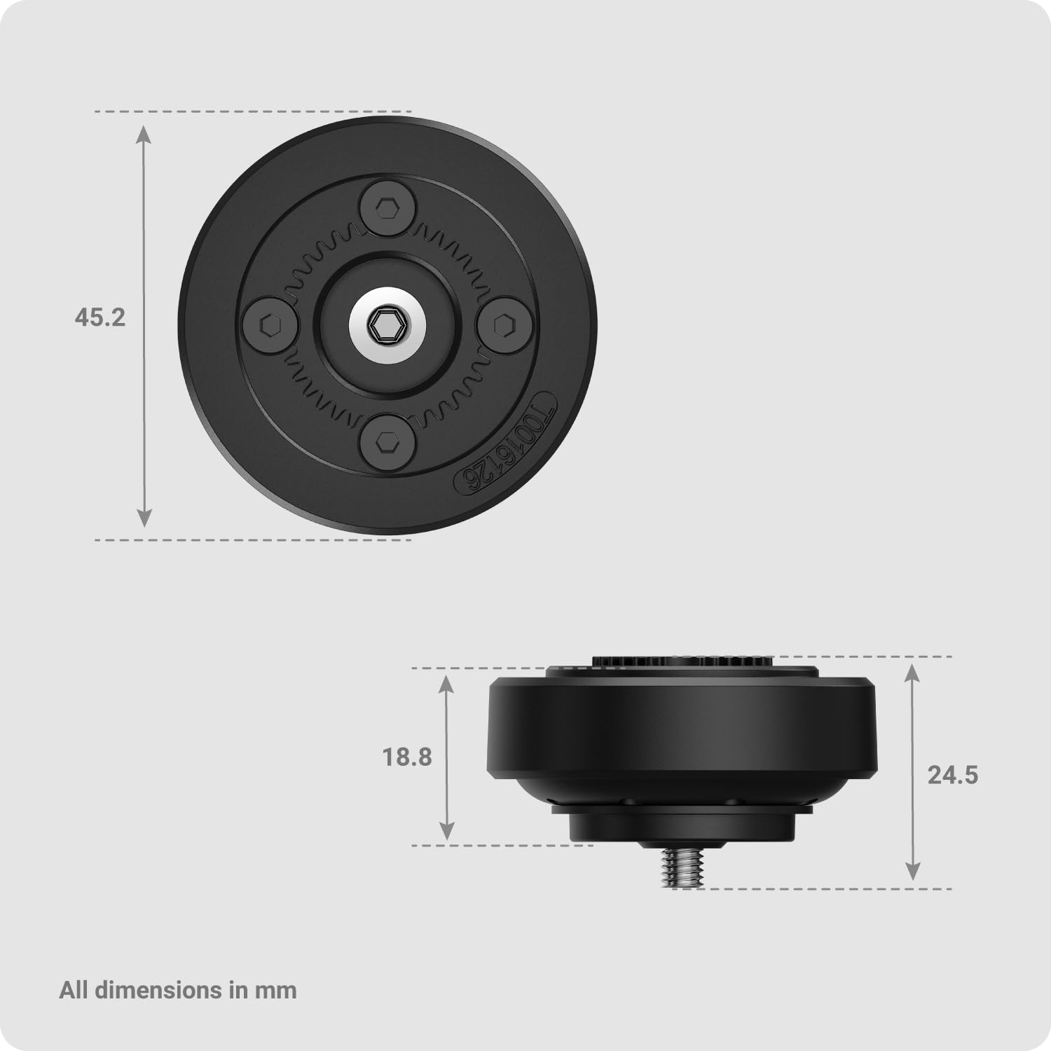 TUSITA Smorzatore di Vibrazioni per Moto Compatibile con QUAD LOCK Supporto