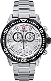 Edelstahl Uhr Swiss Military Hanowa Herren-Armbanduhr XL Analog Quarz Edelstahl 06-5172.04.001.07
