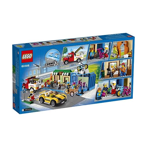 LEGO City Shopping Street 60306 Building Kit; Cool Building Toy for Kids, New 2021 (533 Pieces) – Bild 6