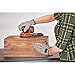 BLACK+DECKER 20V MAX Orbital Sander, Cordless, 12,000 OPM, 2 Sandpaper Sheets, Battery and Charger Included (BDCRO20C)