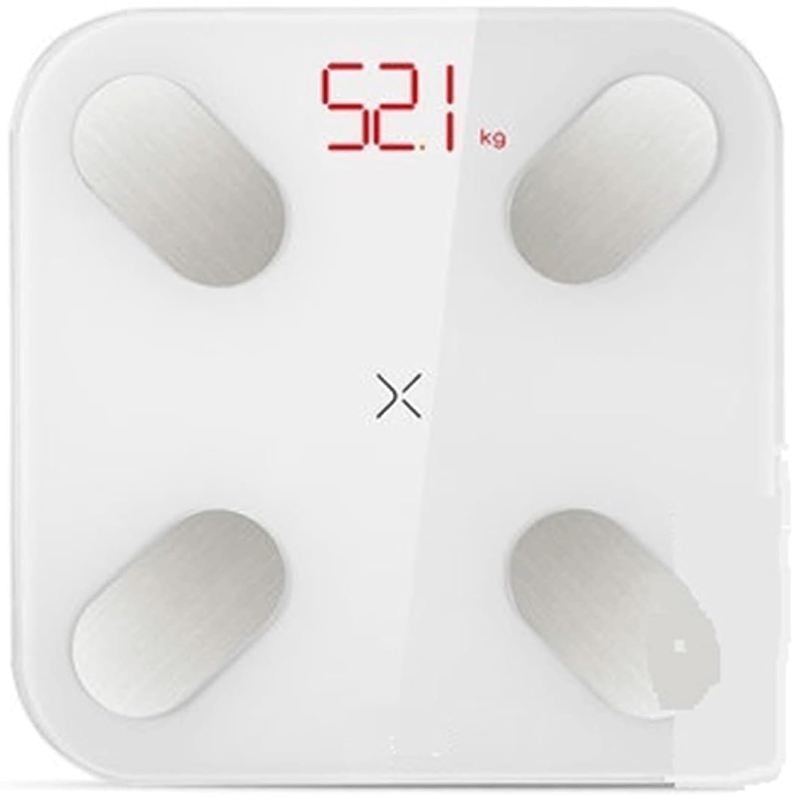 Balanza Báscula de baño con diseño de plataforma de vidrio templado, instrumento de pesaje electrónico para medir la salud, báscula de grasa corporal Alta precisión