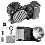 Zhiyun Molus X100 Combo 100W Bi-Color LED Video Light,385g LED Pocket Light,2700K-6500K CRI 95+ TLCI 97+w/Bowens Mount Adapter Ring, Detachable Grip Battery, Bluetooth App Control, Studio Spotlight