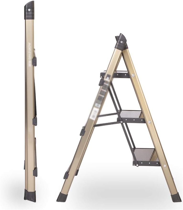Tools & Home Improvement Practical Two Step/Three Step One-Sided Ladder,Dual Use Stepladders Flower Shop Stepladders/Stool/Leisure Stool Shoe Rack Strong (Size : 47.54964cm)