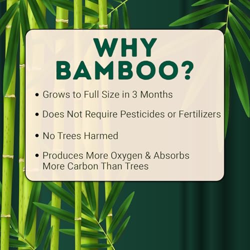 Image of MOTHER EARTH Bamboo Facial Tissue Paper - 4 Ply Tissue Flat Box, Lint-Free, Hypoallergenic, Septic-Safe, Unscented, 60 Sheets per Box, 6 Pack, Total 360 Tissues