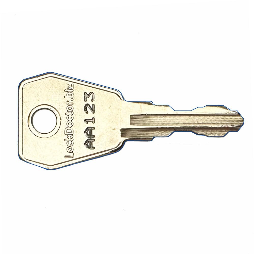 Lockdoctor.biz Silver Replacement Bisley Office Furniture Keys (Range Aa001-Aa999) | Aa Series Key | Herman Miller & Task Desks, Pedestals, Cabinets, Cupboards, Tambour Units, Storage Lockers & More | Key Number Required