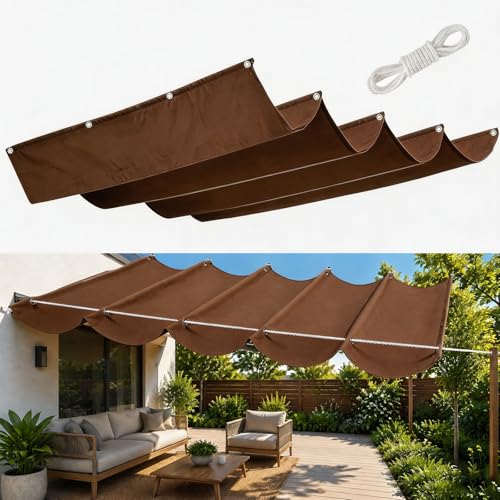 Voile d'ombrage rétractable pour stopper la chaleur sur le balcon - 2