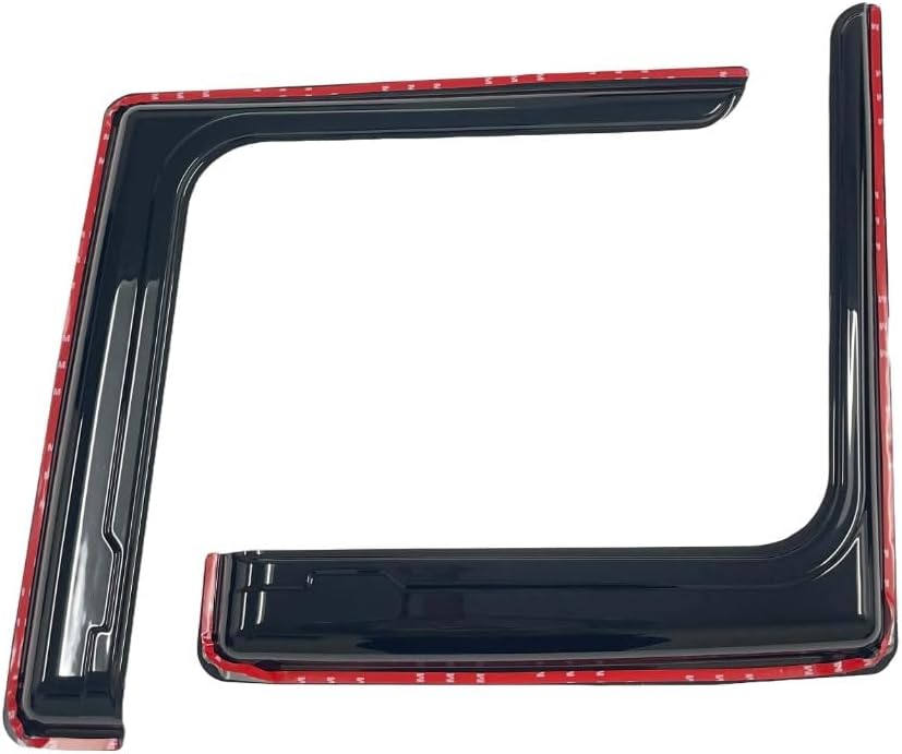 Torque Pair of Vent Visor Side Chrome Window Deflector Driver & Passenger Side for International Prostar 2005 2006 2007 2008 2009 2010 2011 (TRFT126)