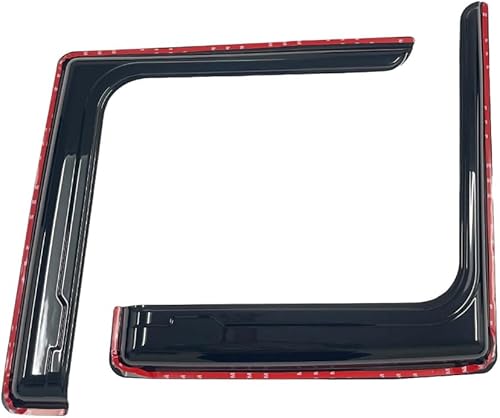 Torque Par de deflectores de ventana lateral cromados para el lado del conductor y del pasajero para International Prostar 2005 2006 2007 2008 2009