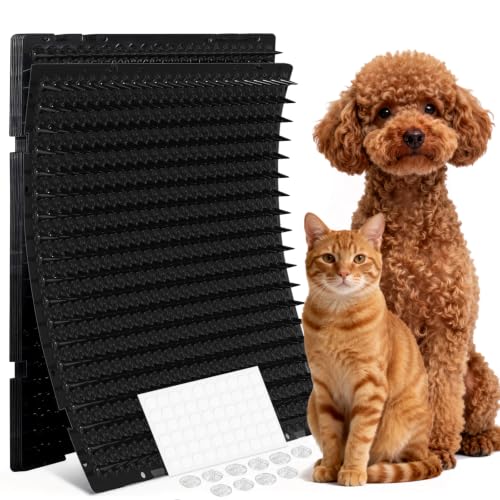 12Pack 16 x 13 Inch Scat Mat for Cats & Dogs, Cat Repellent Mat with Spikes