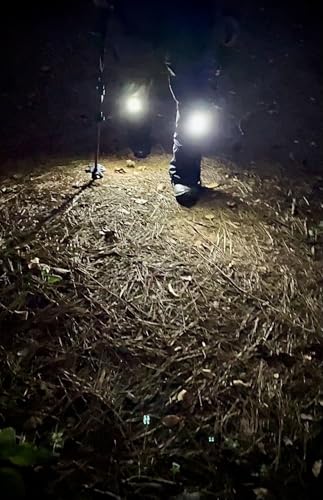 Pike Trail x Polaina de perna Nighthawk Pro Gear Trailblazer: iluminada para areia noturna e neve -
