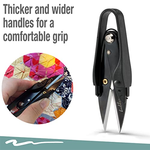Beaditive Premium Thread Snips - Thread, Yarn, Embroidery Snipper For Sewing, Quilting, Knitting, Jewelry Making - High-Carbon Steel Blades With Protective Cap And Lanyard #TOP2