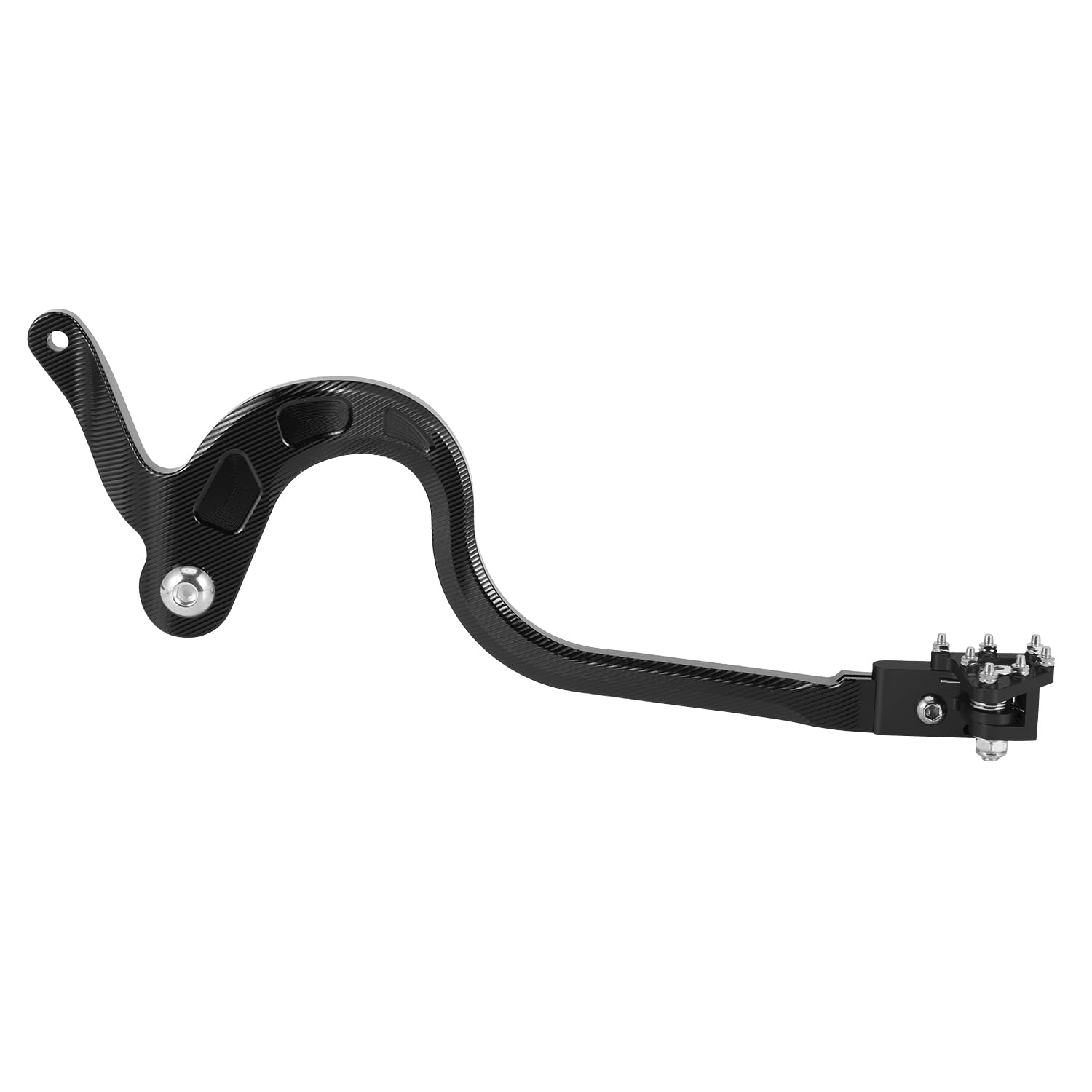 Pedal de freno trasero plegable CNC para motocicleta CRF125F CRF 125F 2014-2025 Dirt Pit Bike, color negro