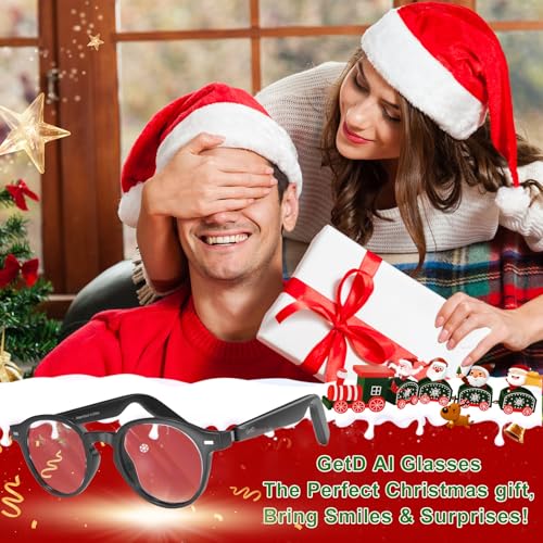 GetD 2026 AI Glasses for Men & Women, Smart Glasses Powered by ChatGPT with 145-Language Translation, Blue Light Filtering, Polarized & Photochromic Lenses, 11H Music Play for Travel and Daily Use - Image 3