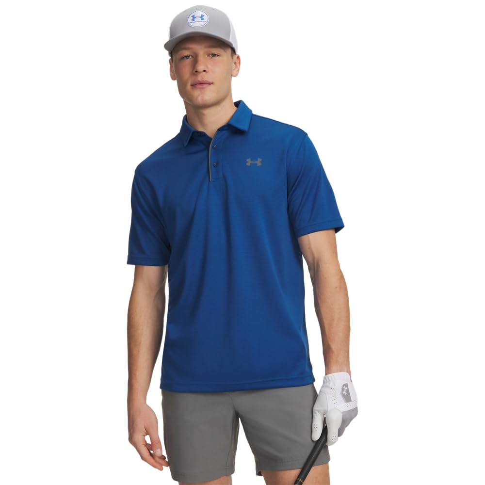 Under Armour Tech Polo - Varsity Blue/Pitch Gray/Pitch Gray - LG