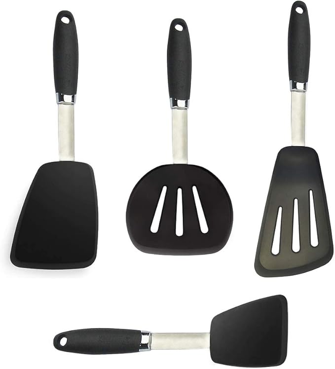 Extra Large Rubber Spatulas Silicone Heat Resistant Spatula