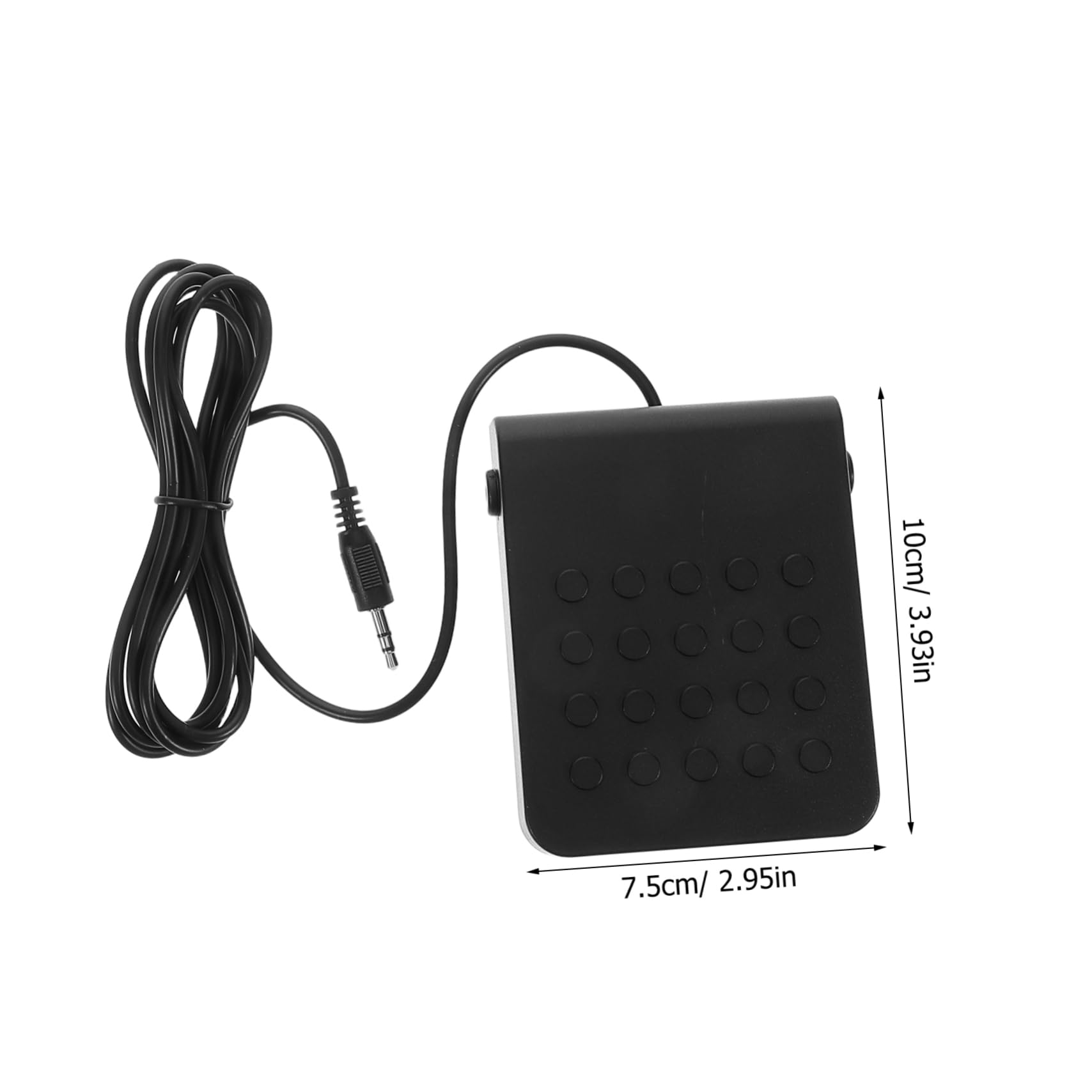 HEMOTON Midi Pedal for Keyboard Electric Piano Sustain Pedal Robust and Practical Nonslip Surface 3.5mm