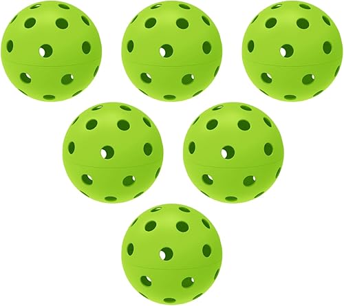 Miniatura 1 de MMRH Pelotas de pickleball para exteriores, aprobadas por Pickleball de Estados Unidos, paquete de 6