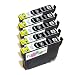 Produktbild 5X Epson Workforce WF 2510 WF kompatible XL Druckerpatronen T 1631 - Schwarz - Patrone MIT CHIP !!!