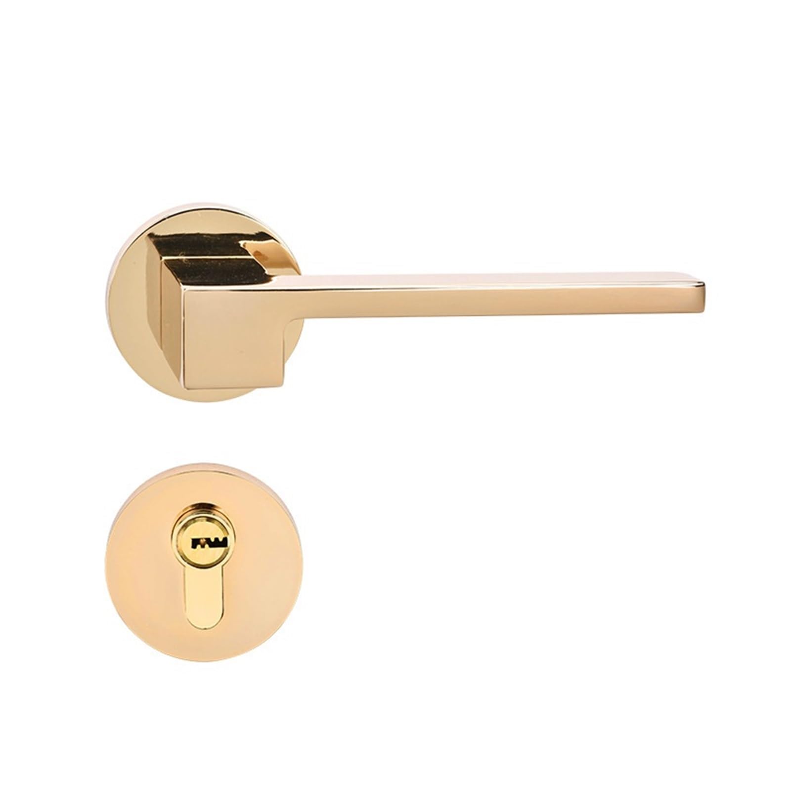 Serrure en alliage de Zinc HC-041 pour remplacer une poignee de porte bruyante