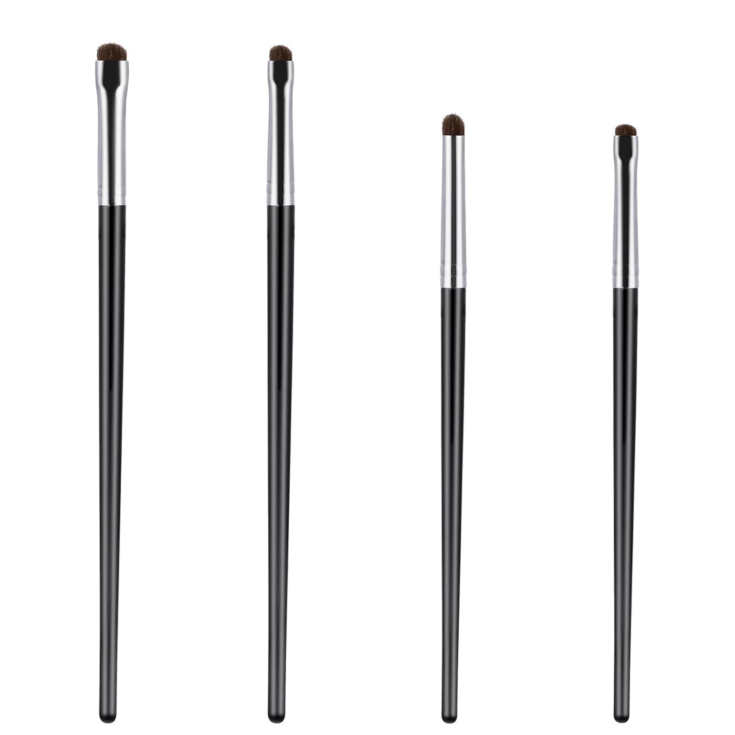 4 Pieces Eyeshadow Brush Eye Makeup Gel Eyeliner Brushes Mini Smudge Brush for Eyeliner for Powder Gel Cream Highlighting Brush Concealer Brush Corner Highlighter Eyebrow Concealer 4 Pieces Eyeshadow Brush Eye Makeup Gel Eyeliner Brushes Mini Smudge Brush for Eyeliner for Powder Gel Cream Highlighting Brush Concealer Brush Corner Highlighter Eyebrow Concealer
