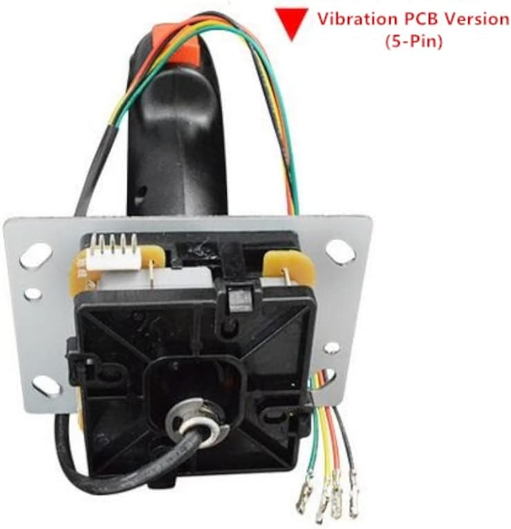 ND Arcade Mini GRAP Flight Joystick with Two Trigger and Top Fire Buttons Vibration Function for Arcade Game Machines Cabinet