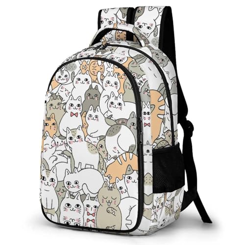Sac à dos de camping et voyage à motif chat parfait pour vos randonnées en pleine nature