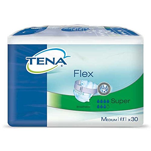 Tena Flex Super Taille L Protection Incontinence Ceinture Pack de 30