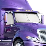 SHINEHOME Semi-Truck Sun Shade for Windshield and Side Windows Block UV Privacy Cover 163.5x36...