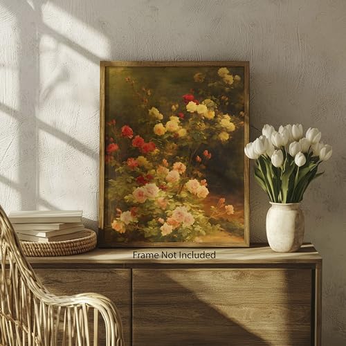 Impression florale d'automne pour habiller un mur de bureau vide - 5