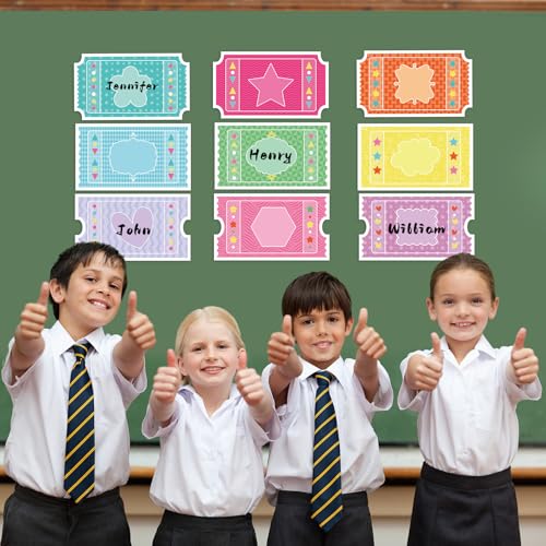 chiazllta 54 peças de recortes de bilhetes 9 designs de quadros de avisos para decorações de ingress