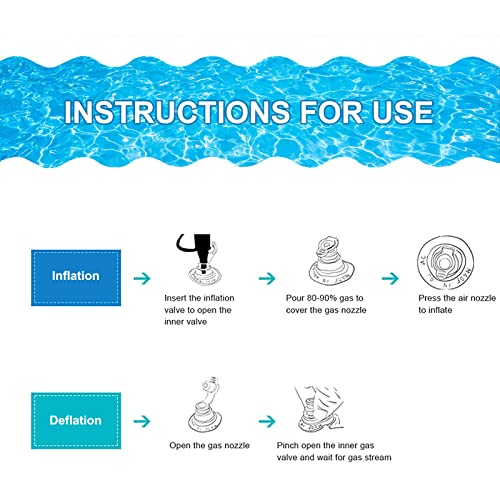 Touchxel 3-HW20NA12-10 Inflatable Shade Kiddie Pool, Mini Rainbow Baby Pool Tent thumb #6