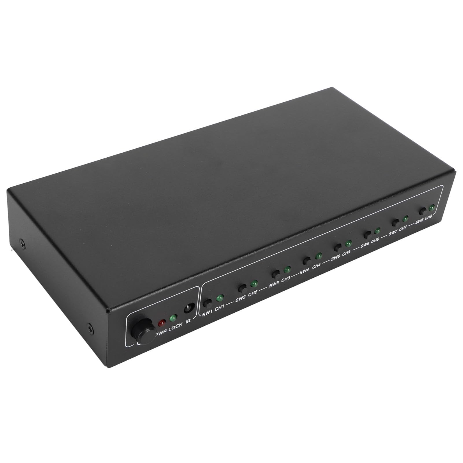 Annadue Switcher Digital Optical AUDIO SPDIF 1x8, Supporto Digital SPDIF Fibre AUDIO SONOTTRO AUDIO AUDIO LPCM2.0 DTS AC3, Plug and Play (EU)