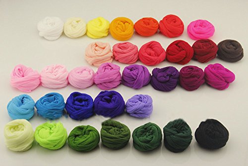 Multicolor Flower Nylon Stocking Material Accessory Handmade Diy Nylon Flower Stocking(30Pcs/Lot)