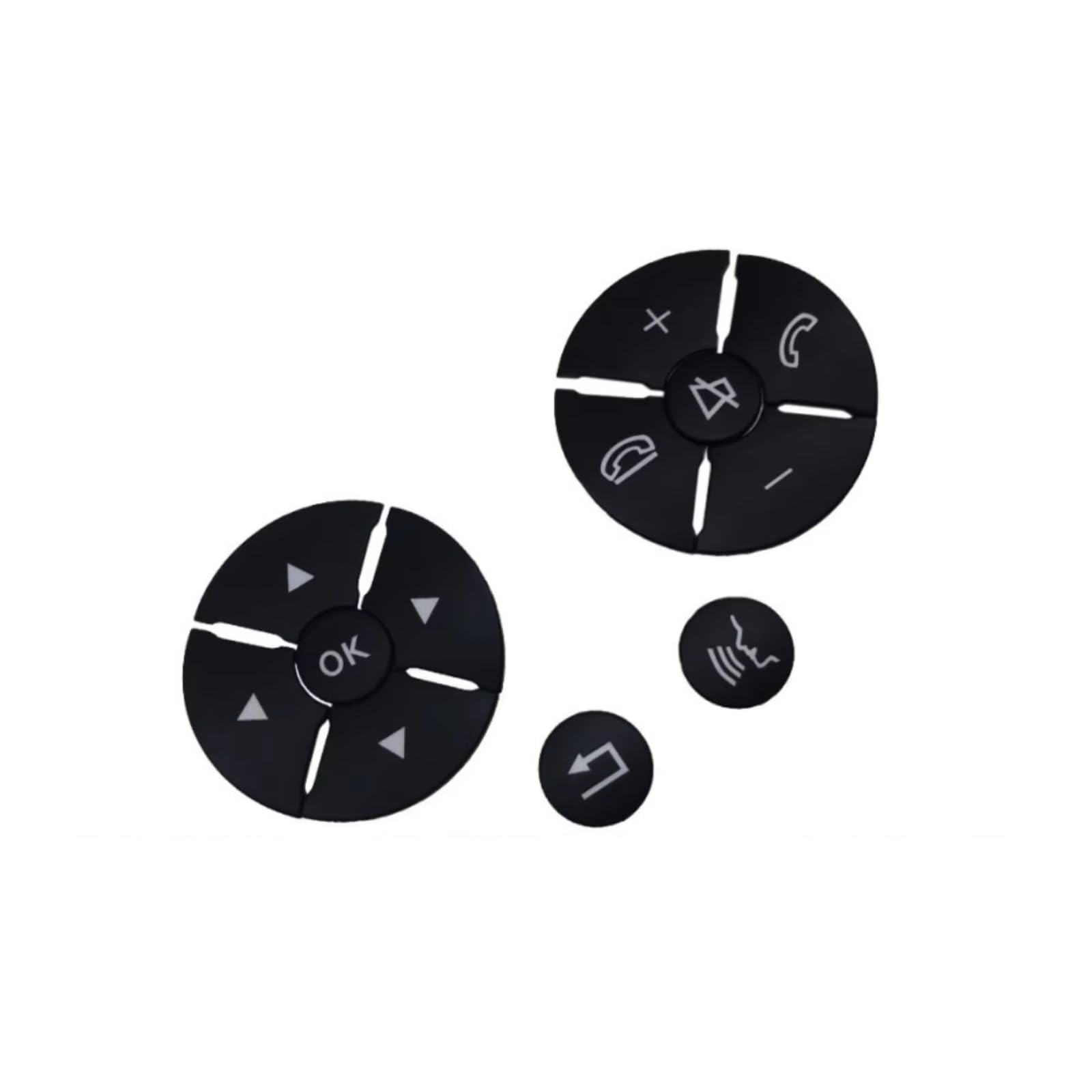 Modification Interior Compatible with Benz E Class W212 2010 2011 2012 Steering Wheel Button Trim Car Sticker Interior Accessories Auto Parts Accessory