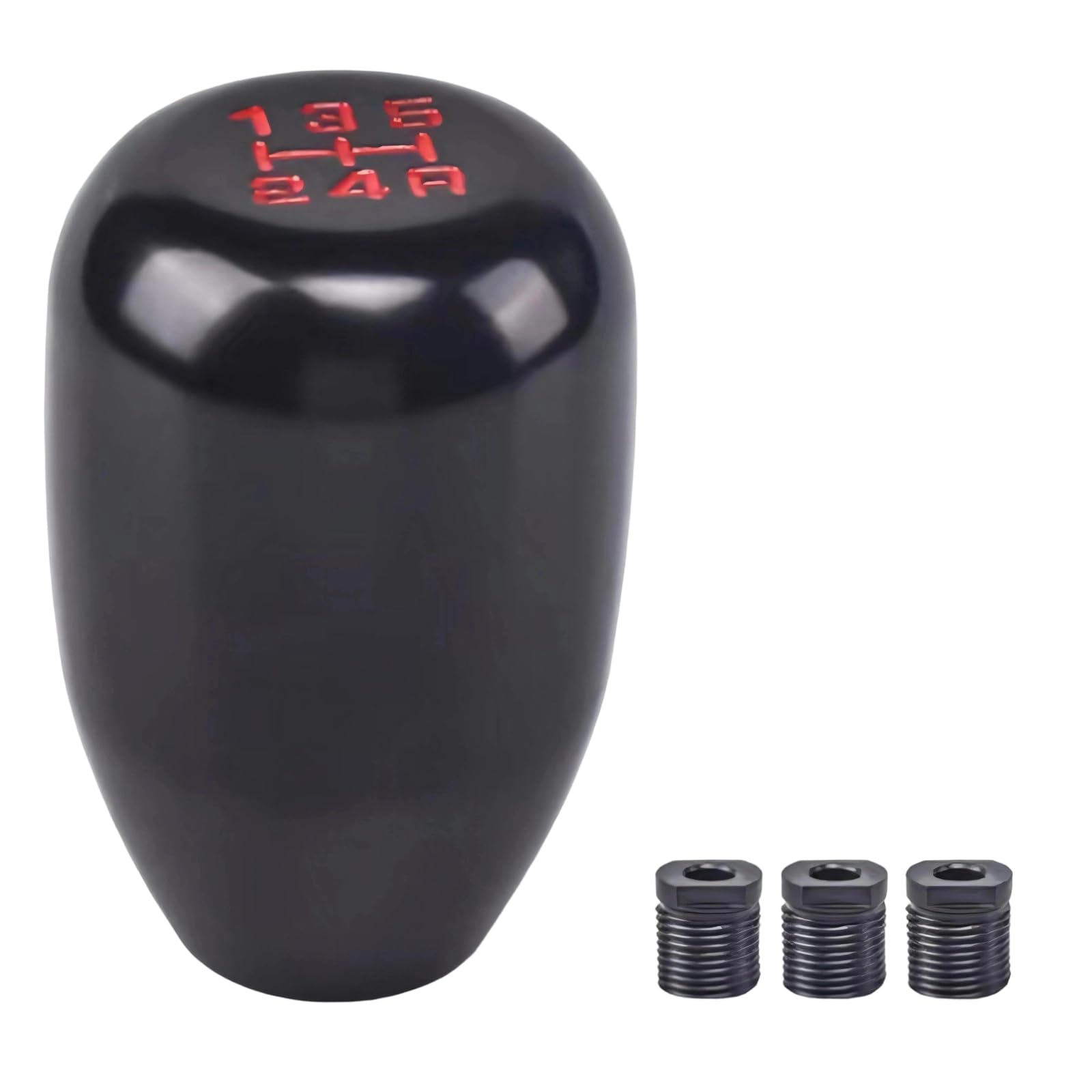 Msioytog Lightweight Aluminum Gear Change Knob Easy Install Anti-Slip Design Enhances Driving Comfort Manual Gear Change Knob