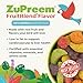 ZuPreem FruitBlend Bird Pellets, Daily Bird Food for Amazon, Cockatoo, Macaw, Core Nutrition for Large Birds, Made in USA, Pellets for Large Birds, Macaw Food (L, 3.5 lbs)