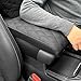 POKSRI Car Center Console Cover/pad PU Leather,Universal Armrest mat, Adjust Driving Posture Cushion,Protector Box,Memory Foam,Relieves Shoulder/arm Fatigue,Boosting Driving Safety