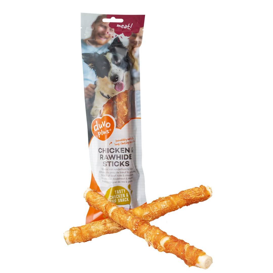 duvoplus Duvo+ Meat! chicken & rawhide sticks large