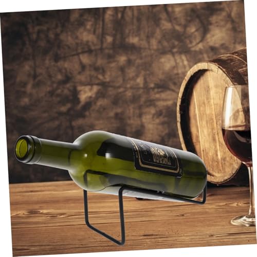 Soporte metálico para botellas de vino Veemoon 2 piezas miniatura 5
