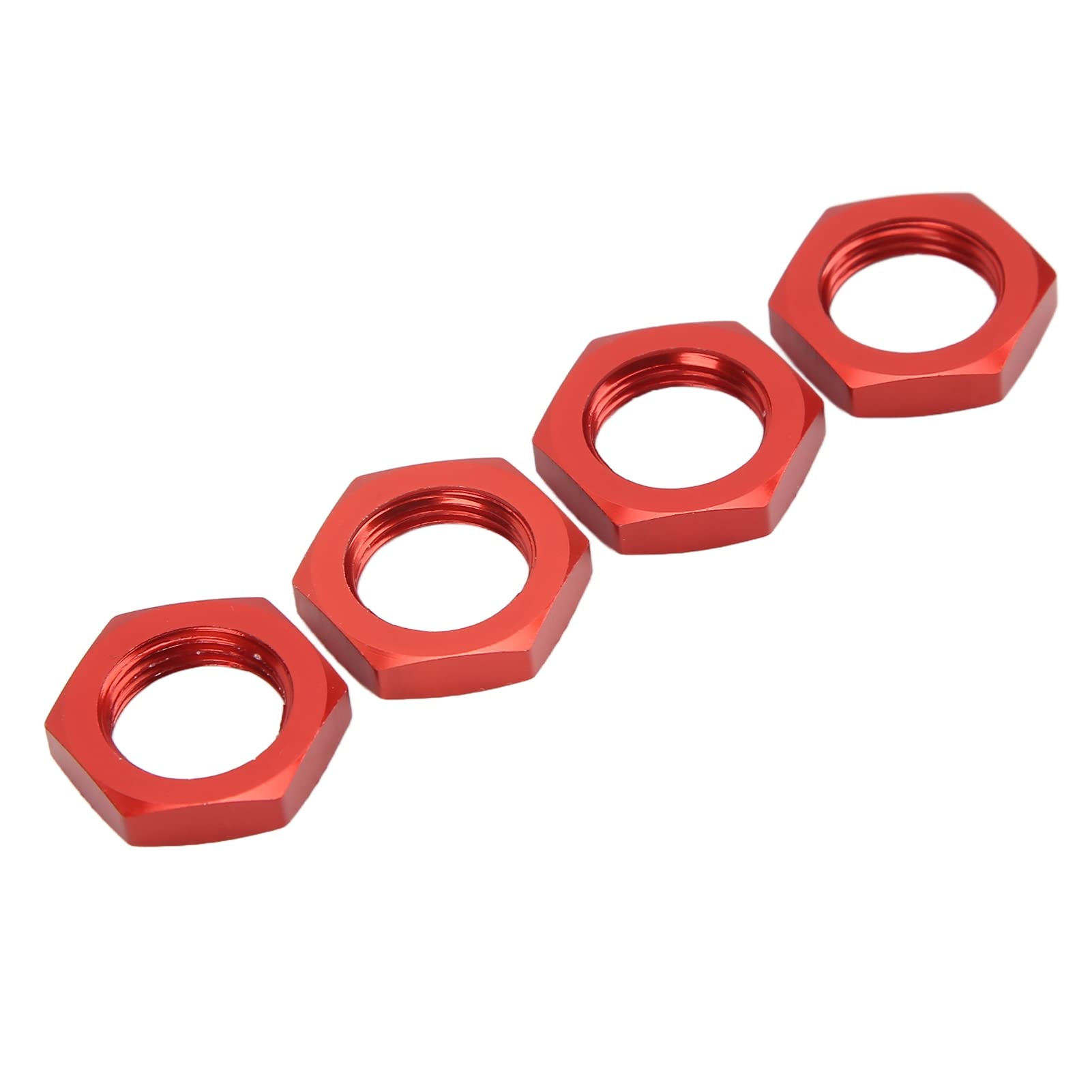 Tbest Écrous Hexagonaux En Alliage D’Aluminium 17 Mm – Lot De 4 Pour Voiture RC 1/8 – Légers, Robustes, Anti-poussière