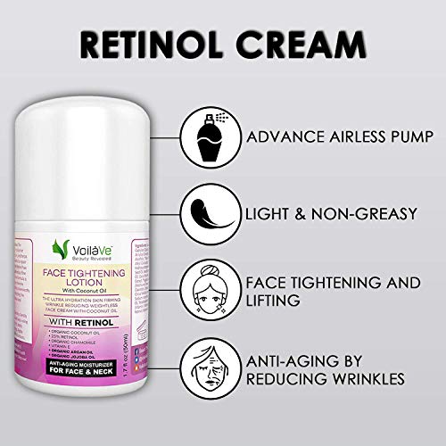 Facial Moisturizer Combo Pack Includes Argan Oil, Rose Oil And Retinol Face Moisturizer #TOP2