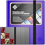 🛡️ CONSTRUCTION DURABLE EN PP : Fabriqué en polypropylène de qualité supérieure, ce card binder à chargement latéral est équipé de pochettes non amovibles, solides, transparentes et conçues pour durer. Sans acide et sans PVC pour une conservation sûre et durable de vos cartes.